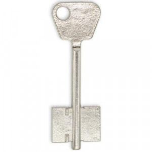 Заготовка дверного ключа Богатырь-3 BGT3D 77*26*18,5 мм